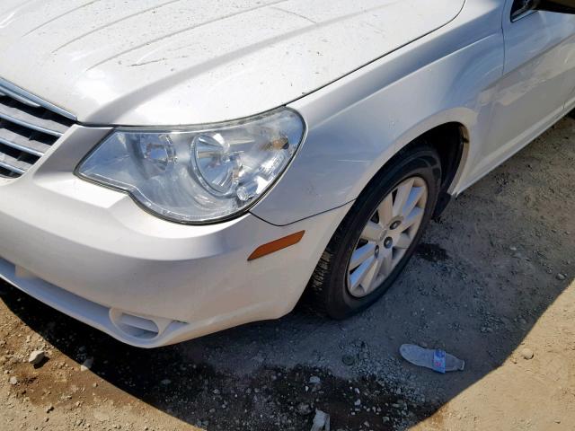 1C3LC46J28N244652 - 2008 CHRYSLER SEBRING LX WHITE photo 9