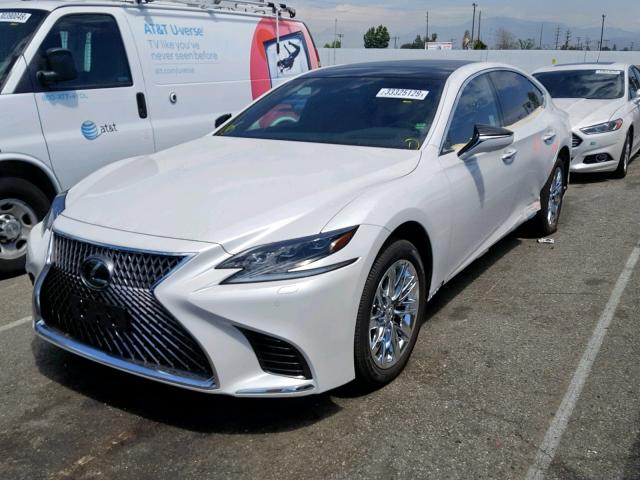 JTHB5LFF2J5000463 - 2018 LEXUS LS 500 WHITE photo 2