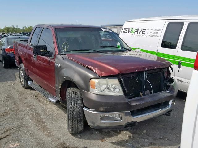 1FTPX14566FB55549 - 2006 FORD F-150 MAROON photo 1