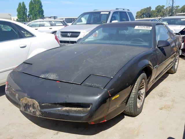 1G2FS23T4NL225117 - 1992 PONTIAC FIREBIRD BLACK photo 2