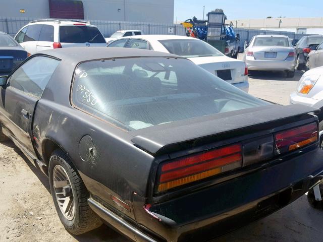 1G2FS23T4NL225117 - 1992 PONTIAC FIREBIRD BLACK photo 3