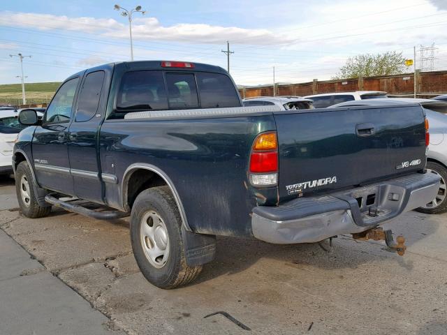 5TBBT44132S278488 - 2002 TOYOTA TUNDRA ACC GREEN photo 3