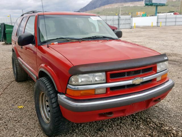 1GNDT13W3X2250952 - 1999 CHEVROLET BLAZER RED photo 1