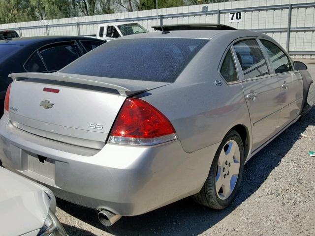 2G1WD58C169232205 - 2006 CHEVROLET IMPALA SUP 银色 照片 4
