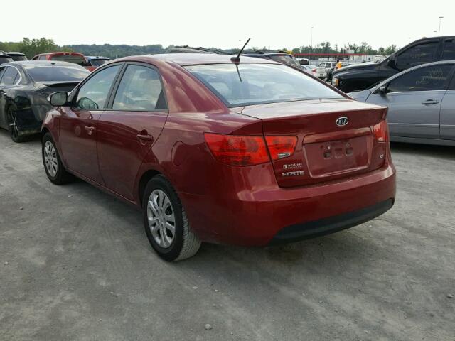 KNAFU4A24A5104336 - 2010 KIA FORTE EX RED photo 4