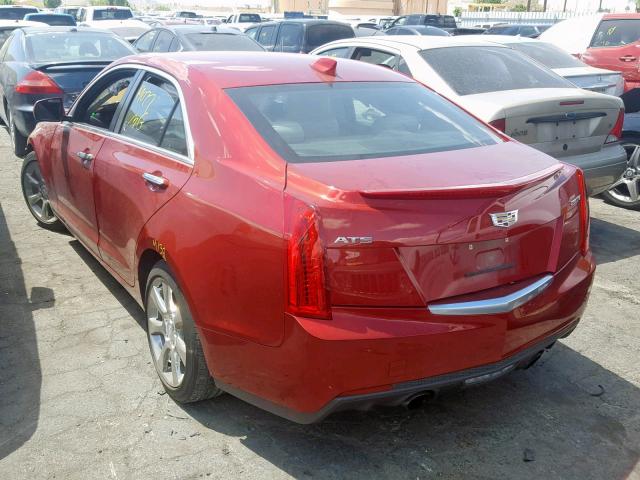 1G6AA5RX2G0194798 - 2016 CADILLAC ATS RED photo 3