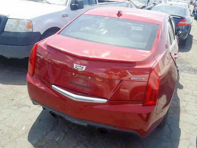 1G6AA5RX2G0194798 - 2016 CADILLAC ATS RED photo 4