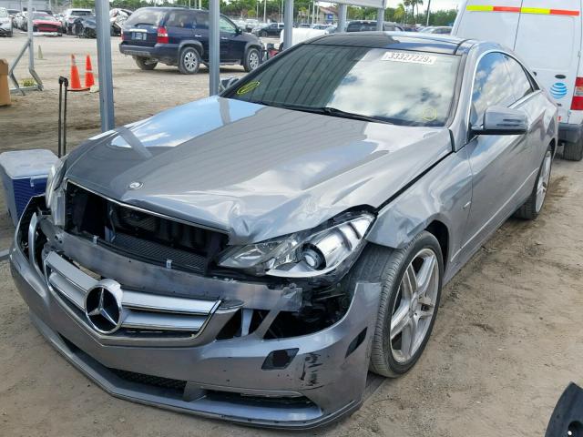 WDDKJ5KB7CF177413 - 2012 MERCEDES-BENZ E 350 SILVER photo 2