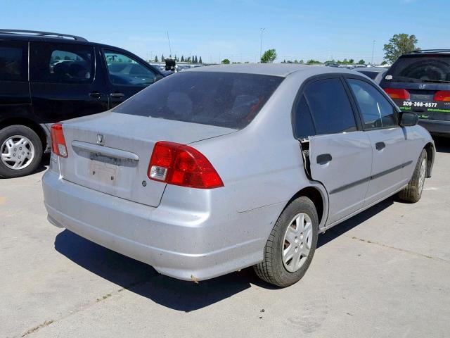 1HGES16345L008150 - 2005 HONDA CIVIC DX V SILVER photo 4