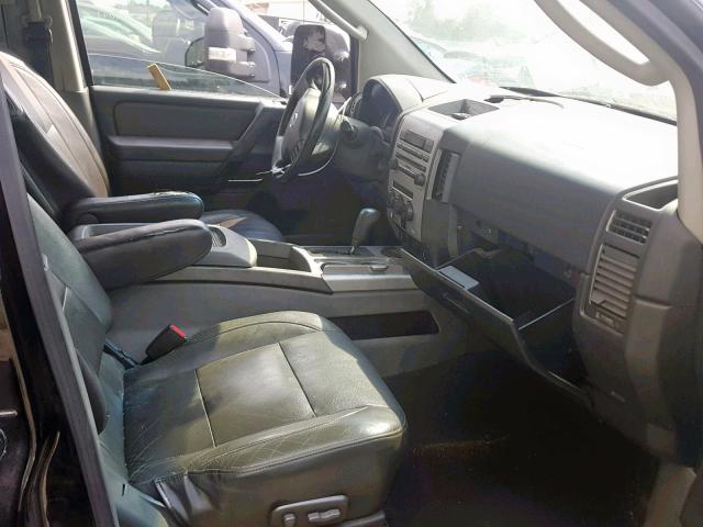 1N6BA07A87N215544 - 2007 NISSAN TITAN XE BLACK photo 5