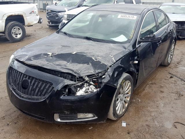 2G4GN5EC1B9178388 - 2011 BUICK REGAL CXL  photo 2