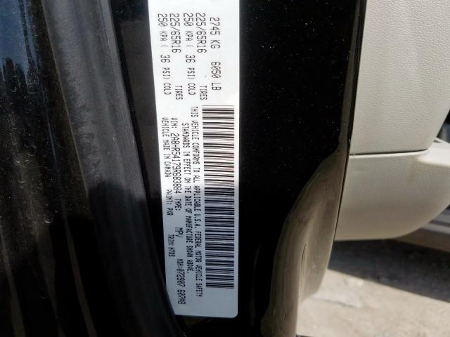 2A8HR54179R683884 - 2009 CHRYSLER TOWN & COUNTRY TOURING  photo 10