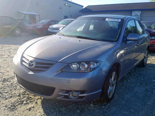 JM1BK323461453780 - 2006 MAZDA 3 S GRAY photo 2