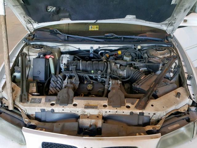 1G2WP12K92F109717 - 2002 PONTIAC GRAND PRIX WHITE photo 7