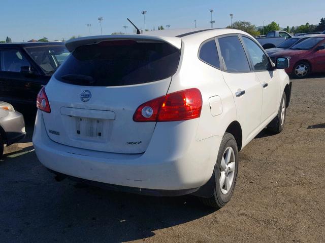 JN8AS5MT3AW028362 - 2010 NISSAN ROGUE S WHITE photo 4