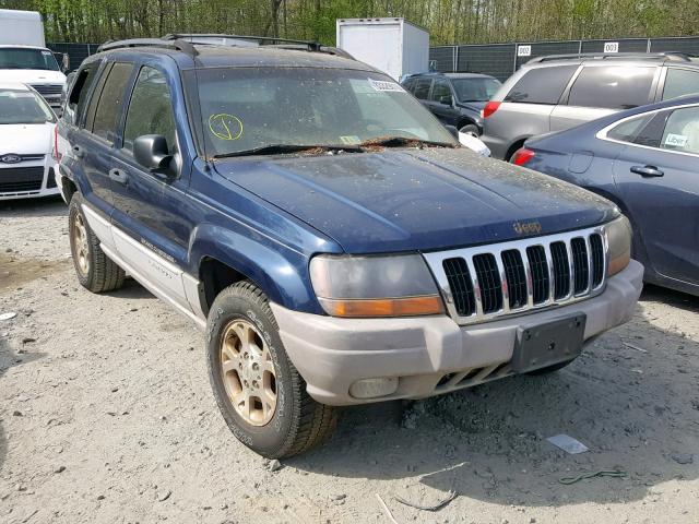 1J4GW48S9YC249296 - 2000 JEEP GRAND CHER BLUE photo 1