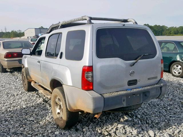 5N1ED28T3YC568964 - 2000 NISSAN XTERRA XE SILVER photo 3