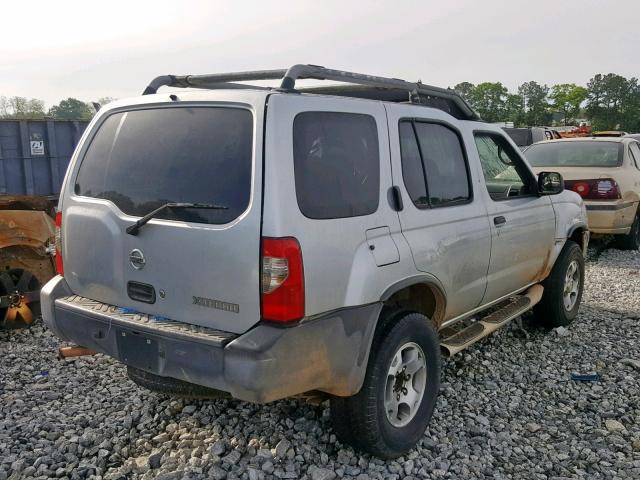 5N1ED28T3YC568964 - 2000 NISSAN XTERRA XE SILVER photo 4