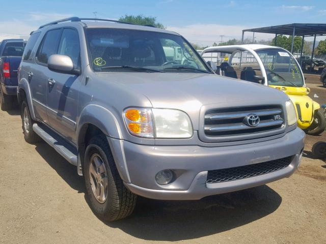 5TDZT38A02S085659 - 2002 TOYOTA SEQUOIA LI GRAY photo 1