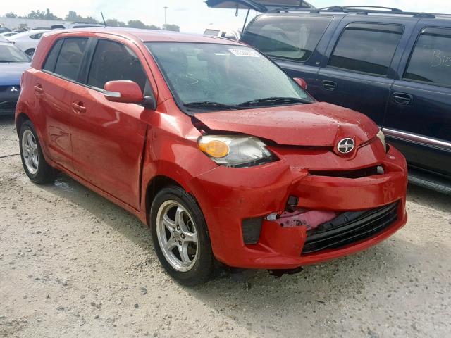 JTKKU4B48A1007061 - 2010 TOYOTA SCION XD RED photo 1