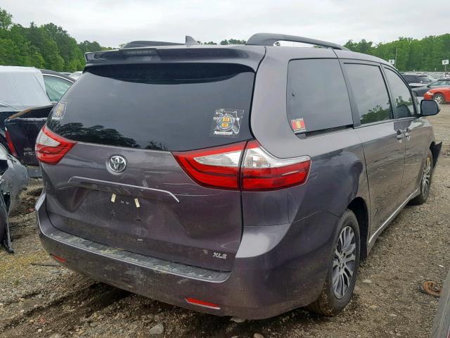 5TDYZ3DC5KS998371 - 2019 TOYOTA SIENNA LIM GRAY photo 4