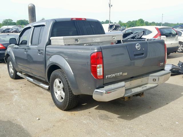 1N6AD07U77C427151 - 2007 NISSAN FRONTIER C GRAY photo 3