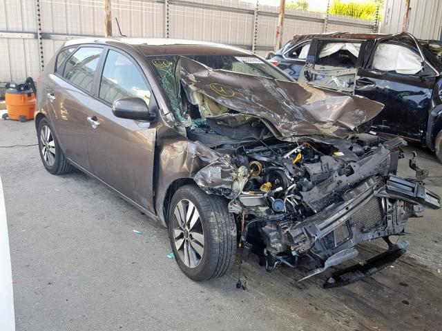 KNAFU5A25D5727121 - 2013 KIA FORTE EX BROWN photo 1