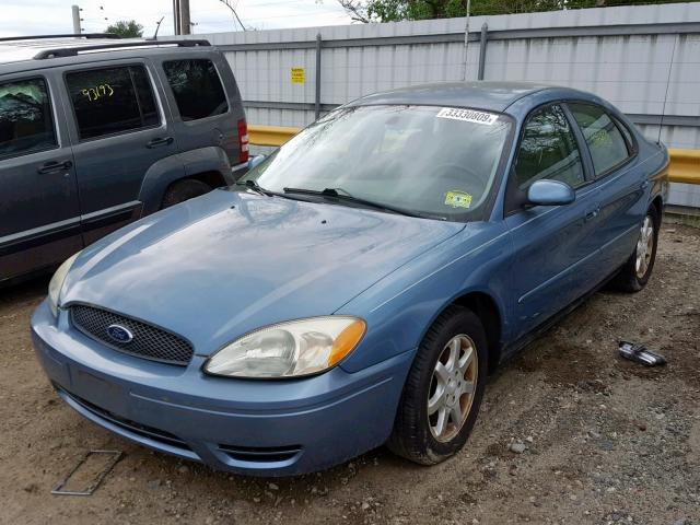 1FAFP56U46A182940 - 2006 FORD TAURUS SEL BLUE photo 2