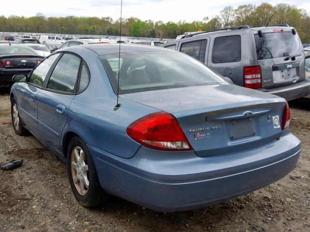 1FAFP56U46A182940 - 2006 FORD TAURUS SEL BLUE photo 3