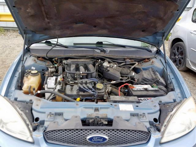 1FAFP56U46A182940 - 2006 FORD TAURUS SEL BLUE photo 7