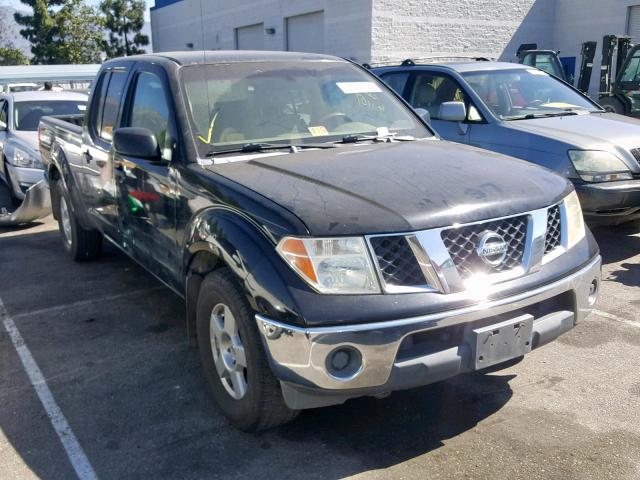 1N6AD09U37C457602 - 2007 NISSAN FRONTIER C BLACK photo 1