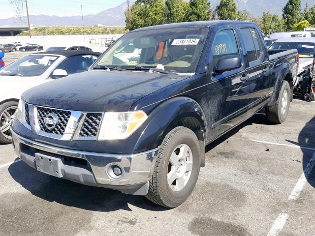 1N6AD09U37C457602 - 2007 NISSAN FRONTIER C BLACK photo 2