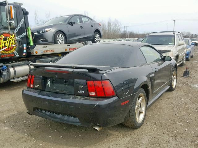 1FAFP42X53F409206 - 2003 FORD MUSTANG GT BLACK photo 4