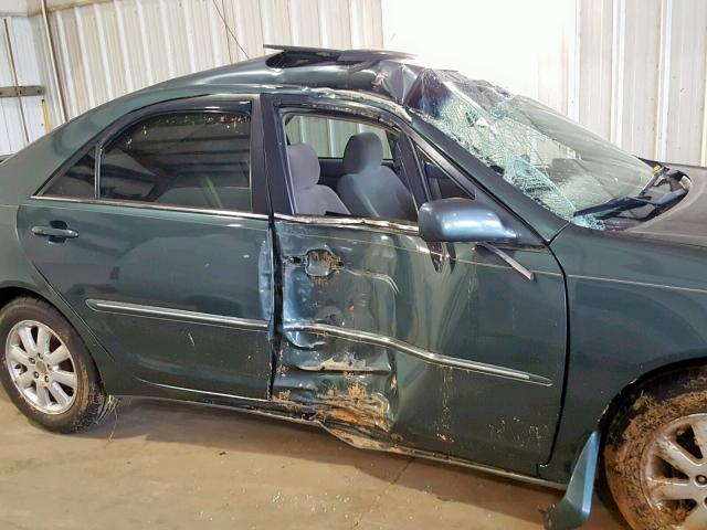 4T1BE32K25U020076 - 2005 TOYOTA CAMRY LE GREEN photo 9