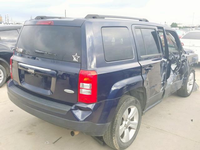 1C4NJPFB6GD532568 - 2016 JEEP PATRIOT LA BLUE photo 4