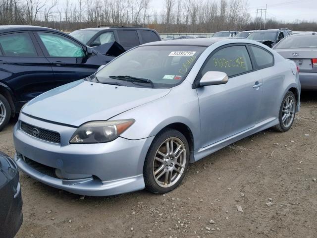 JTKDE177050018123 - 2005 TOYOTA SCION TC BLUE photo 2