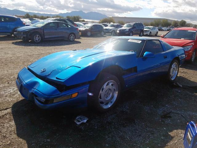 1G1YY238XM5115943 - 1991 CHEVROLET CORVETTE  photo 2