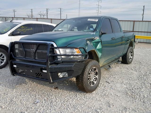 3C6TD5DT7CG134532 - 2012 DODGE RAM 2500 S GREEN photo 2