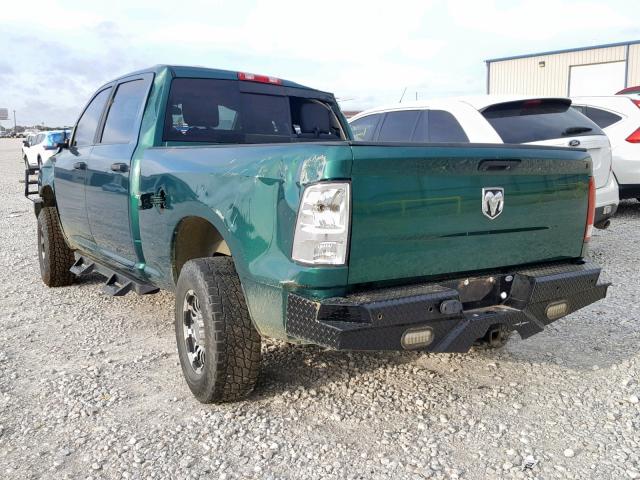 3C6TD5DT7CG134532 - 2012 DODGE RAM 2500 S GREEN photo 3