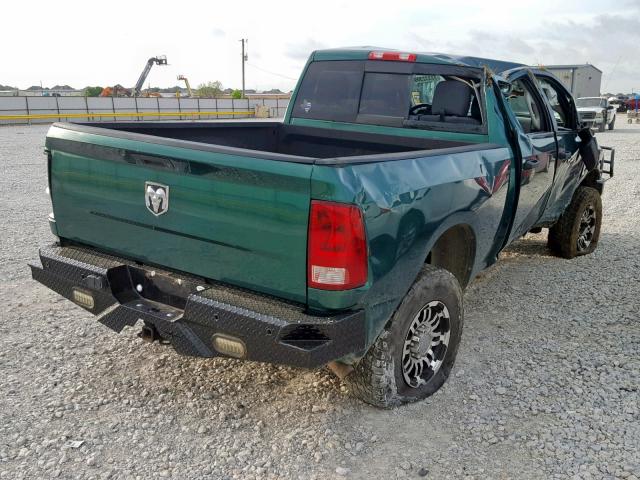 3C6TD5DT7CG134532 - 2012 DODGE RAM 2500 S GREEN photo 4