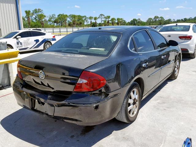 2G4WD532451258991 - 2005 BUICK LACROSSE C BLACK photo 4