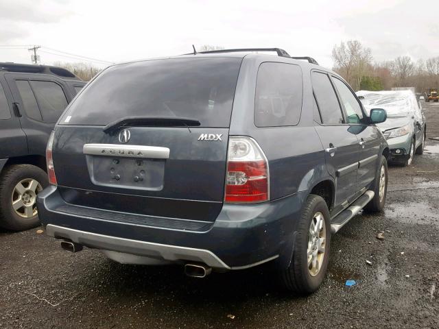 2HNYD18906H546148 - 2006 ACURA MDX TOURIN TEAL photo 4