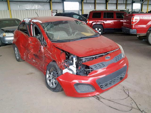 KNADM5A32C6038615 - 2012 KIA RIO LX RED photo 1