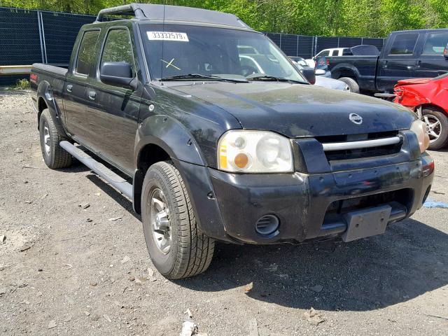 1N6ED29Y03C433865 - 2003 NISSAN FRONTIER C BLACK photo 1