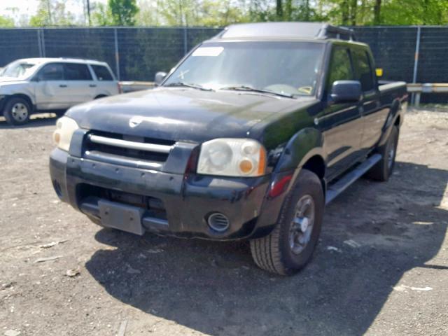 1N6ED29Y03C433865 - 2003 NISSAN FRONTIER C BLACK photo 2