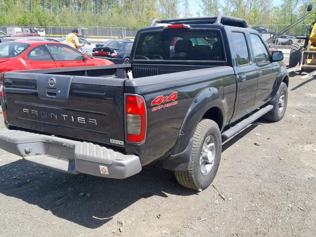 1N6ED29Y03C433865 - 2003 NISSAN FRONTIER C BLACK photo 4