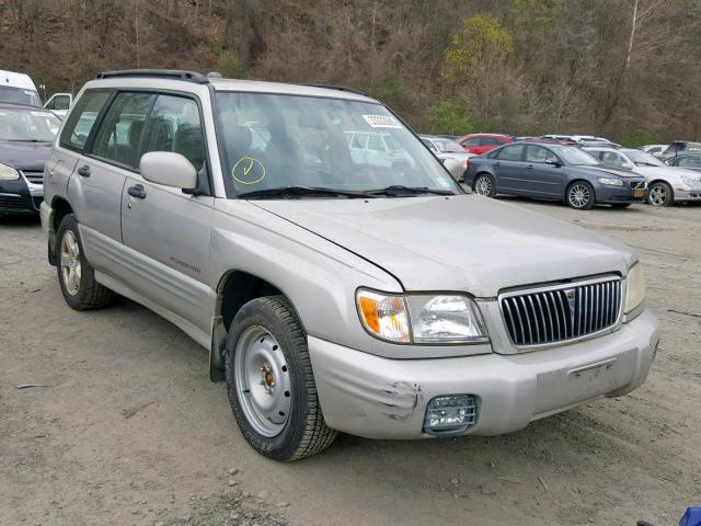 JF1SF65651H746380 - 2001 SUBARU FORESTER S SILVER photo 1