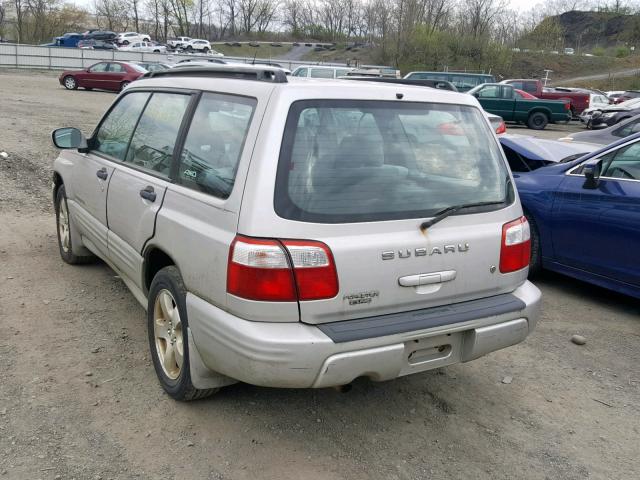 JF1SF65651H746380 - 2001 SUBARU FORESTER S SILVER photo 3