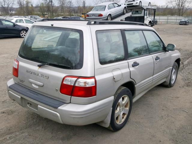 JF1SF65651H746380 - 2001 SUBARU FORESTER S SILVER photo 4