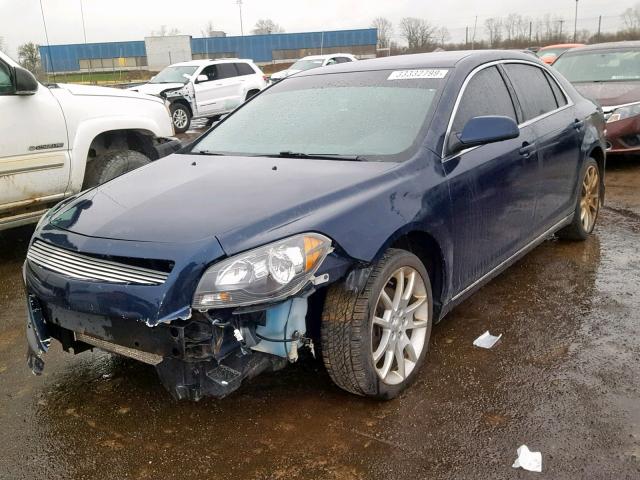 1G1ZD5E16BF373739 - 2011 CHEVROLET MALIBU 2LT BLACK photo 2